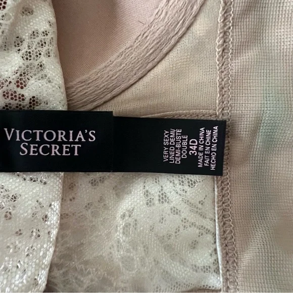 Sheer Nude White Lace Bustier Bra and Short Set - Picture 5 of 8